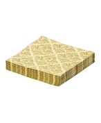 Салфетки 330х330 мм 3-сл., диз. "Золотой орнамент", зол., бум., 20 шт/упак "Bouquet"