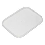 Крышка для контейнера под пресервы и мёд, 118х89мм, прозрачная ПП