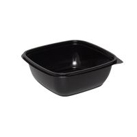 Контейнер 750 мл, квадратный, 160х160х62мм, чёрный