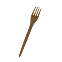 Вилка одноразовая GREEN MYSTERY 168 мм, биокомпозит, 50 штук в упаковке, 1000 штук в коробке