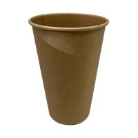 Стакан бумажный 350 мл 1 сл., d90 мм, крафт, карт., 50 шт/упак 1 000 шт/кор РОССИЯ Крафт-крафт