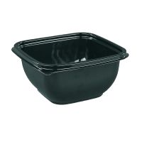 Контейнер квадратный 126х126х60мм, 500 мл, черный