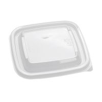 Крышка квадрат 126х126х13мм, прозрачная