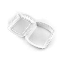 Ланч-бокс 1-секц. 247х206х70 мм, бел., ВПС, 100 шт/кор 100 шт/упак РОССИЯ