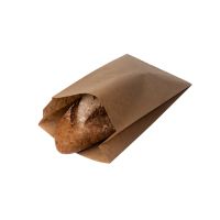 Пакет пищевой [170+70]х300 мм без руч., без окна, крафт, бум., 100 шт/упак 1 200 шт/кор РОССИЯ