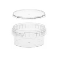 Контейнер для пресервов 210 мл, d95хh46 мм, форма "Банка", контр. замок, крышка в компл., прозр., ПП, 160 шт/кор "Aerosnab" 160 шт/упак РОССИЯ 1208КП