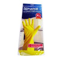 Перчатки латексные, р-р XL, желт., 1 пар/упак 240 пар/кор КИТАЙ 400-303