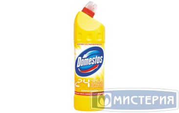 Средство для очистки сантехники "Domestos" Лимонная свежесть, изогнутое горло, 1000 мл 12 шт/кор РОССИЯ 67046667