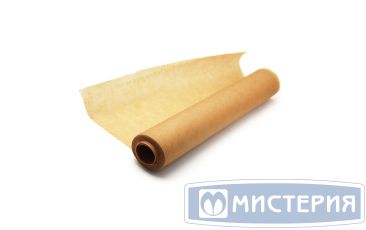 Бумага для выпечки несиликон. в рулоне 380мм х 50м, коричн. 12 рул/кор РОССИЯ