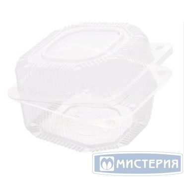 Упаковка д/хол., квадратн., внеш. 149х149х88,5мм, внутр. 125х125х60мм, прозрачн., ПЭТ