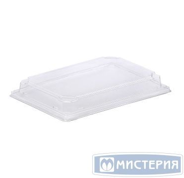 Крышка контейнера для суши, 235x162х25мм, прозрачная 