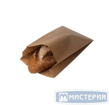 Пакет пищевой [170+70]х300 мм без руч., без окна, крафт, бум., 100 шт/упак 1 200 шт/кор РОССИЯ