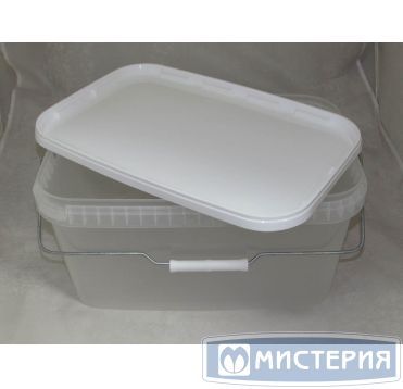 Крышка к контейнеру для пресервов [ведру] 366х243 мм, бел., ПП, 60 шт/кор "Альянсупак" 60 шт/упак БЕЛАРУСЬ КК-366*243 БЕЛ