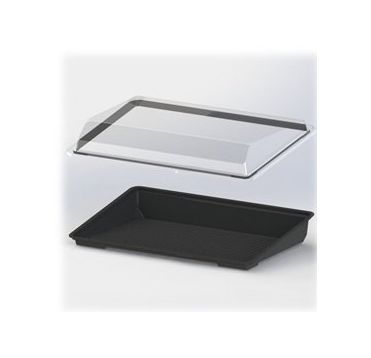 Крышка к контейнеру для суши "Витрина" 245х161х45 мм, прозр., ПС, 510 шт/кор "Kado-Prim" 510 шт/упак РОССИЯ КД-309 К высокая