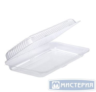 Упаковка прям. внеш. 311x190x52мм, внутр. 276х150х49мм, 1кг, прозрачная, ОПС РК-50 (КЛ)