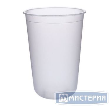 Стакан одноразовый 500 мл, диз. "U-cup", прозр., ПП, 23 шт/упак 552 шт/кор РОССИЯ