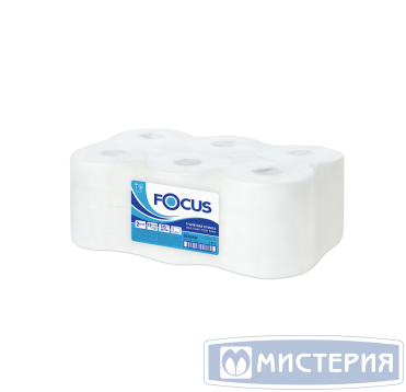 Бумага туалетная для диспенсеров 2-сл. "Focus" Mini Jumbo, бел., 170 м 12 рул/упак 12 рул/кор РОССИЯ 5036904