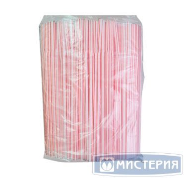 Трубочки для коктейлей 210 мм, d5 мм, диз "Полоски", пласт. с гофроизгибом, 250 шт/упак 48 упак/кор БЕЛАРУСЬ 34203700