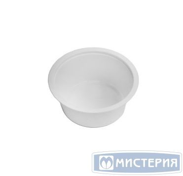 Соусник под запайку 80 мл, 1-секц., d75хh34 мм, бел., ПП, 50 шт/упак "Перинт" 1 100 шт/кор РОССИЯ 80/75 бел.
