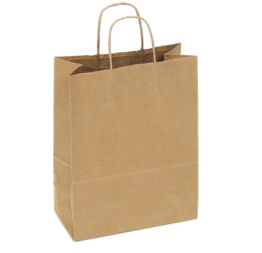 Пакет [240+140]х280 мм с круч. ручками, крафт, бум., 300 шт/кор 300 шт/упак РОССИЯ KR-01-70-241428