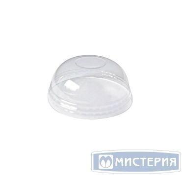Крышка d 95мм, h 40мм, купол, прозрачный, без отверстия