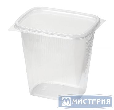 Крышка прямоугольная 108x82х3мм, полупрозрачная, 50 штук