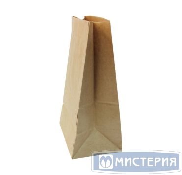 Пакет на вынос [180+120]х290 мм M без ручек, крафт, бум., 600 шт/кор 600 шт/упак РОССИЯ 015-000092-001