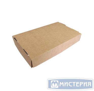 Крышка к контейнеру для суши 150х90х55 мм, крафт, карт. фольг., 900 шт/кор 900 шт/упак РОССИЯ