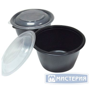 Крышка к контейнеру d144хh17 мм, прозр., ПП, 50 шт/упак "Айпиджи" 300 шт/кор РОССИЯ К-144К