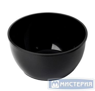 Контейнер для пресервов/мёда 360мл "банка","Плошка" d=112мм, h=55мм, черный ПП