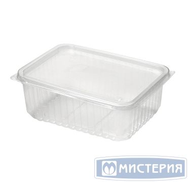 Контейнер 1000 мл 1-секц. 179х132х64 мм, серия 179, без крышки, прозр., ПП, 50 шт/упак 500 шт/кор РОССИЯ А179-1000