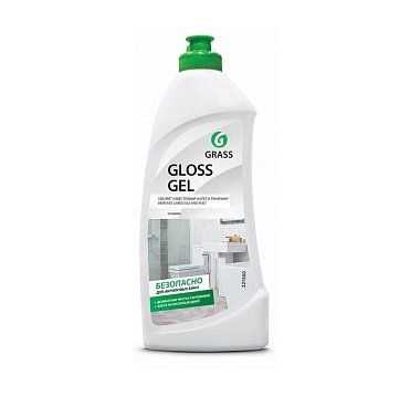 Средство для удаления известкового налета и ржавчины "Grass" Gloss Gel, флип-топ, 500 мл 8 шт/кор РОССИЯ 221500
