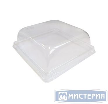 Крышка к контейнеру купол. 163х163х56 мм, прозр., ПЭТ, 50 шт/упак "OSQ" LidSmartPack 800 200 шт/кор РОССИЯ Lid SmartPack 800 купольная