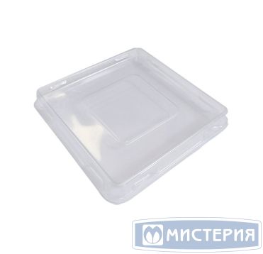 Крышка к контейнеру 163х163х13,5 мм, прозр., ПЭТ 50 шт/упак "OSQ" Lid SmartPack 800 200 шт/кор РОССИЯ Lid SmartPack 800 плоская