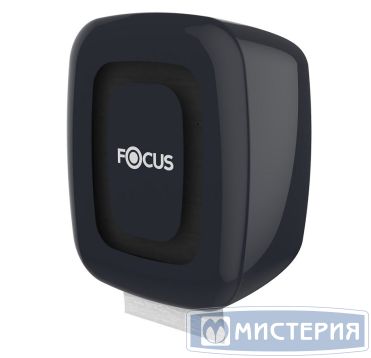 Диспенсер для бумажных полотенец Z и V сложен., черн., ПП "Focus" FoldedTowel Dispenser 1 шт/кор РОССИЯ 8076284