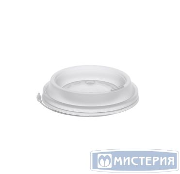 Крышка для стакана d90 мм с пробивным слотом и заглушкой тип И, прозр., ПП, 50 шт/упак 1 000 шт/кор РОССИЯ 3018П